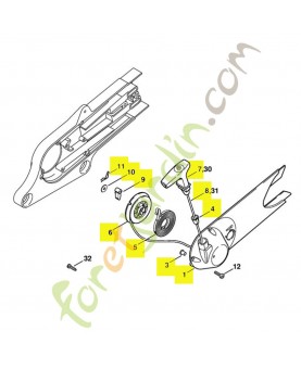 Couvercle lanceur complet