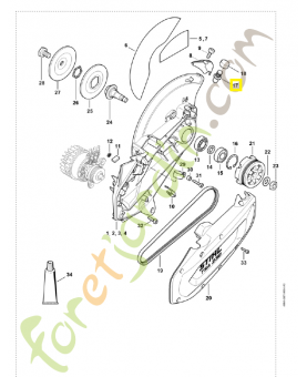 Mécanisme d'arrêt de broche 4864-690-0501. Pièce de rechange Sithl / Vicking