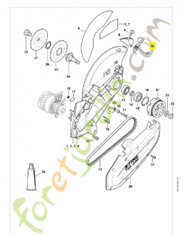 Bouton de pression 4864-691-0500. Pièce de rechange Sithl / Vicking