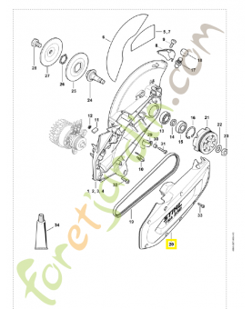 Couvercle 4864-700-8900. Pièce de rechange Sithl / Vicking