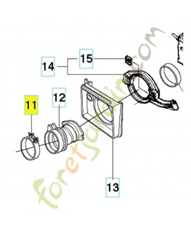 Agrafe de tuyau Husqvarna ref. 505283313