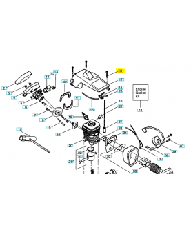 Vis 530016153. Pièce de rechange Husqvarna