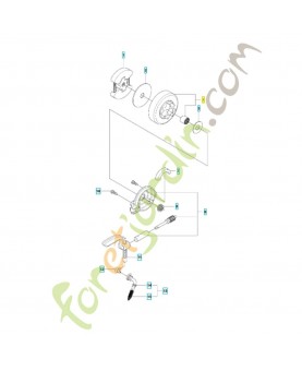 Cloche d'embrayage Husqvarna ref. 530047061 Remplace référence 530069315