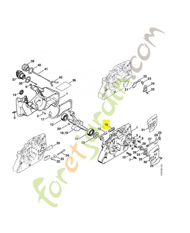 Crépine aspirante 1117-640-3800. Pièce détachée Stihl / Vicking