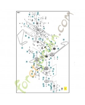 ressort 582381401. Pièce détachée Husqvarna