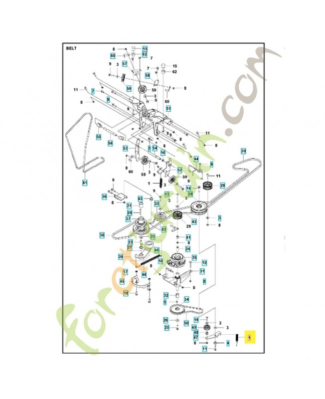 ressort 582381401. Pièce détachée Husqvarna