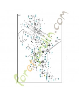 courroie 589974001. Pièce détachée Husqvarna