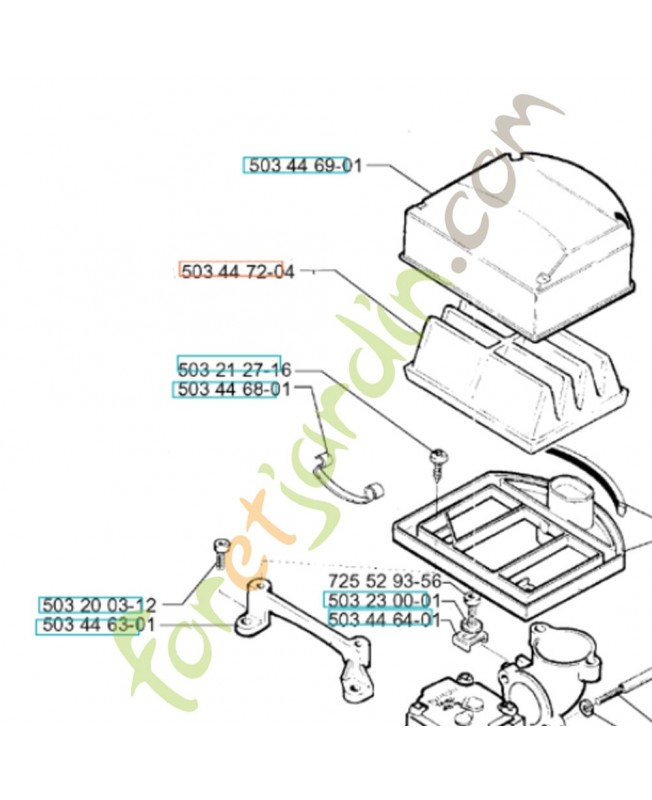 Filtre a air référence 503447204