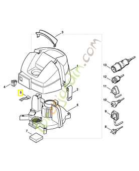 Condensateur 4709-605-1201. Pièce détachée Stihl / Vicking