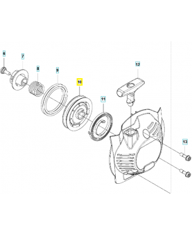 Bobine 577848801. Pièce de rechange Husqvarna