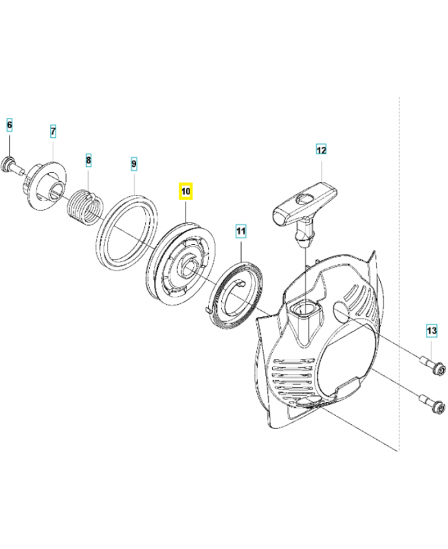 Bobine 577848801. Pièce de rechange Husqvarna