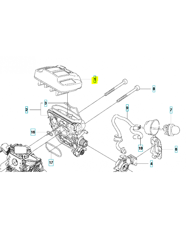 FILTRE A AIR COMPLET référence 522675404