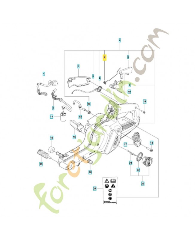 Ressort 537209801. Pièce de rechange Husqvarna