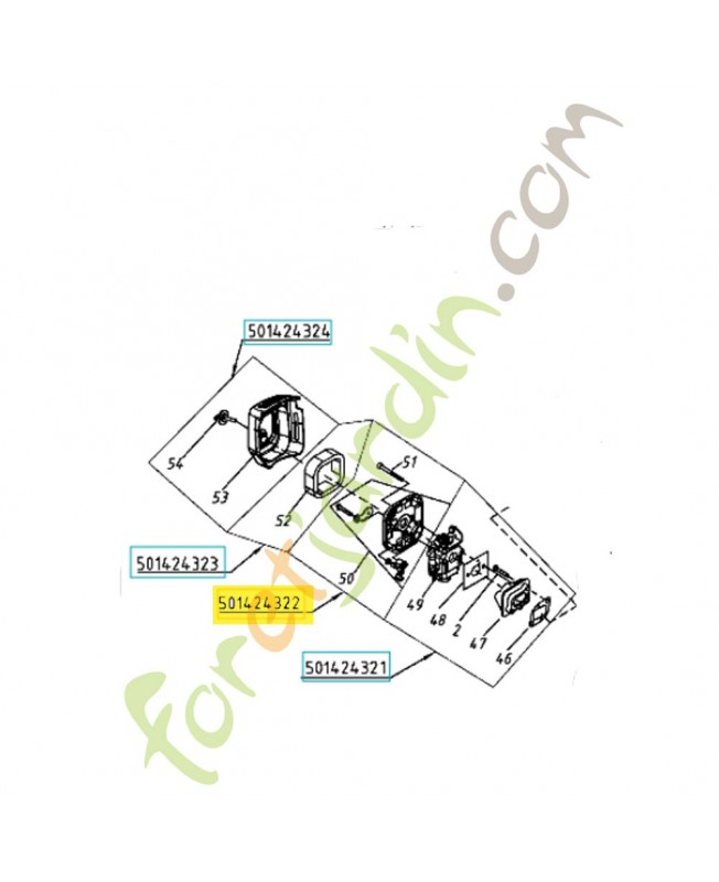kit de réparation 501424322. Pièce détachée Husqvarna