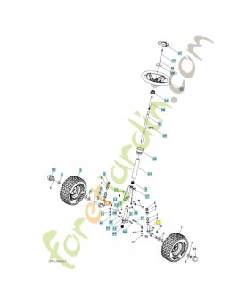 axe 532436180. Pièce de rechange Husqvarna