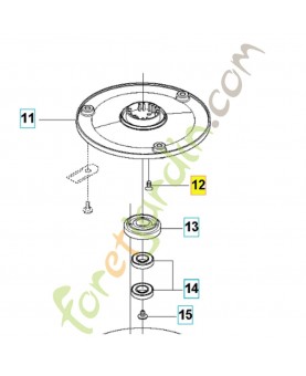 Vis husqvarna m4x8 8.8 535130502. Pièce détachée Husqvarna