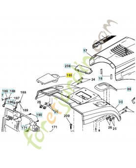 carter. Pièce de rechange Husqvarna référence 532441516