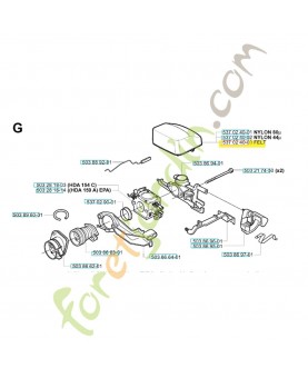 Filtre a air 537024003 husqvarna