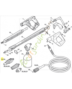 Turbobuse 4900-500-1630. Pièce de rechange Sithl