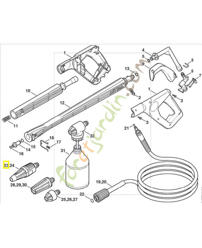 Turbobuse 4900-500-1630. Pièce de rechange Sithl