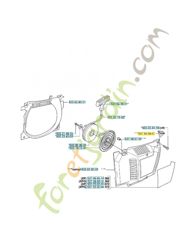 Manchon  reference 501630601