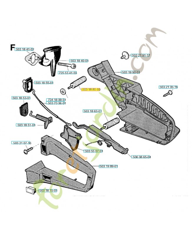 Amortisseur 503188503 husqvarna Amortisseur 503188503 husqvarna
