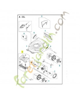 kit couvercle 598684123. Pièce détachée Husqvarna