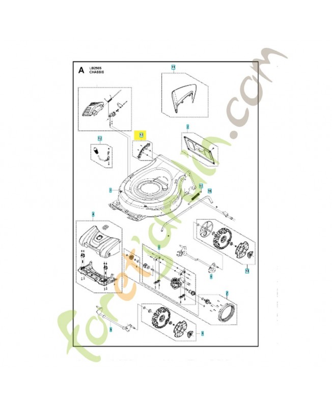 kit 599139001. Pièce détachée Husqvarna