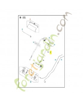 Clip Cable 598861401. Pièce détachée Husqvarna