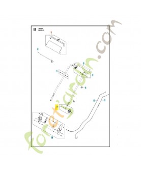 Support 598684125. Pièce détachée Husqvarna