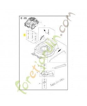  kit de vis 598742601. Pièce détachée Husqvarna