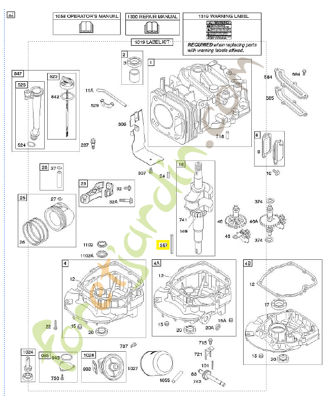 692191 Clavette poulie entrain