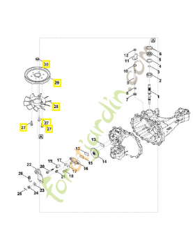 Poulie de courroie 0012-640-5200 stihl