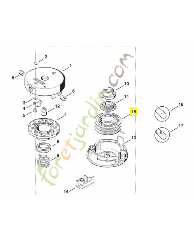 Garniture poulie 4002-713-3005. Pièce de rechange Sithl / Vicking Garniture poulie 4002-713-3005. Pièce de rechange Sithl / Vicking