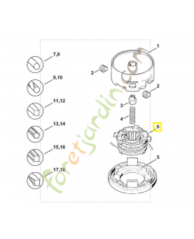 bobine autocut 30-2/40-2 4003-713-3011. Pièce de rechange Sithl / Vicking