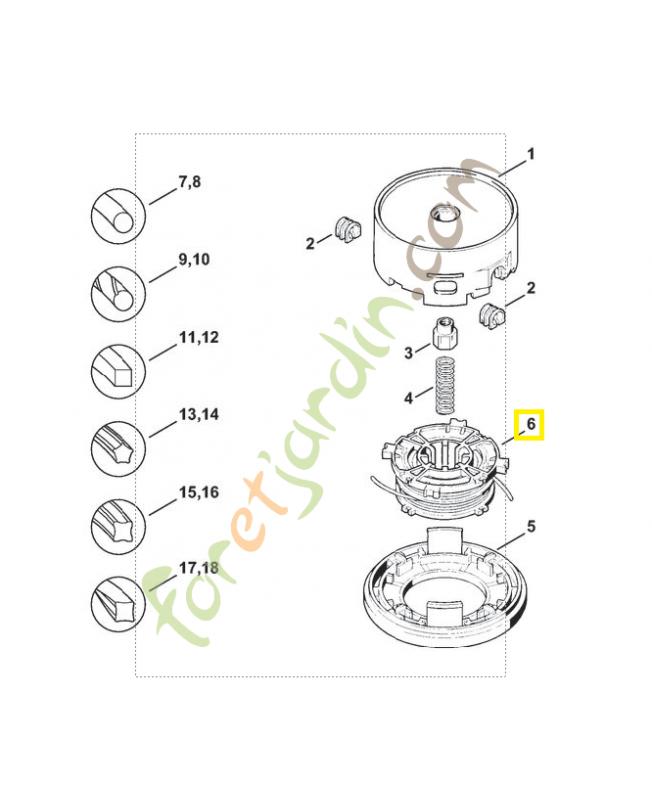 bobine autocut 30-2/40-2 4003-713-3011. Pièce de rechange Sithl / Vicking