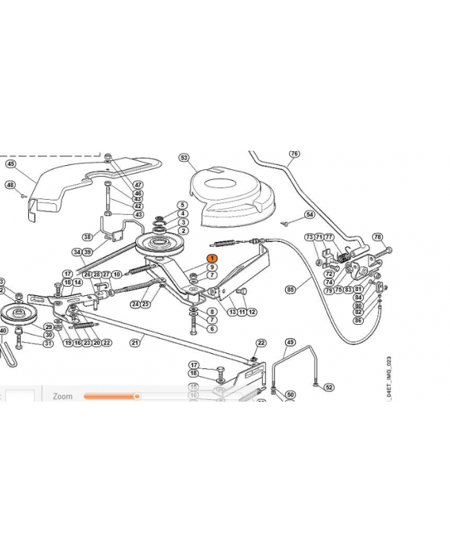 Poulie 6125-700-2530 adaptable