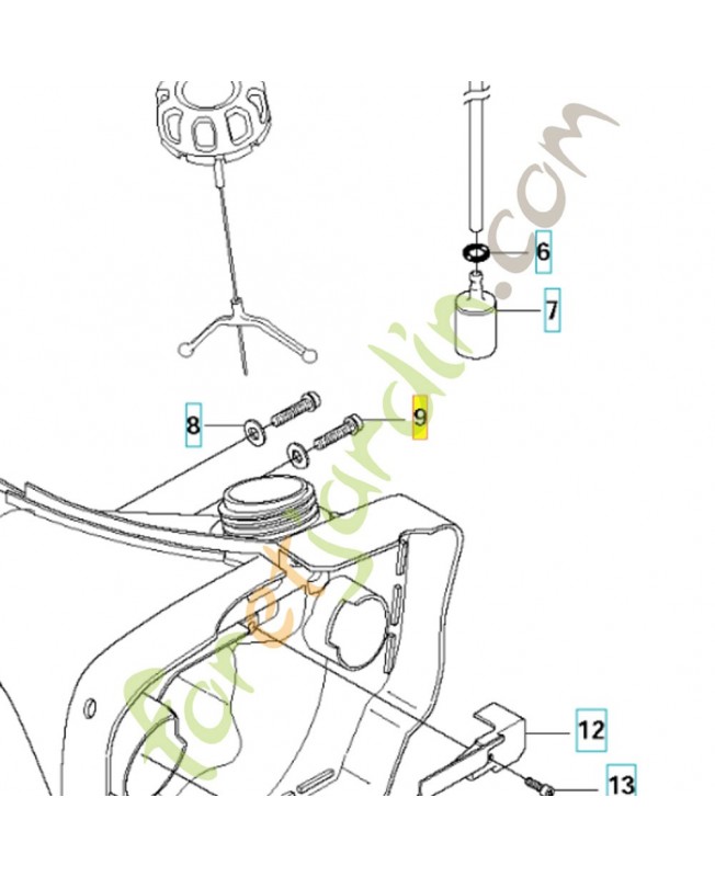 Vis  référence 503200216 husqvarna