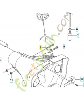 Rondelle 5 3x12 503230011. Pièce de rechange Husqvarna