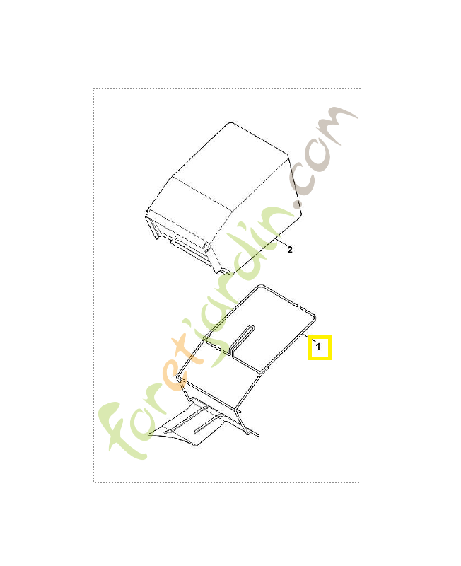Chassis 6350-700-3110. Pièce de rechange Sithl / Vicking