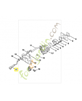 Levier de démarrage 4201-121-6600. Pièce de rechange Sithl / Vicking