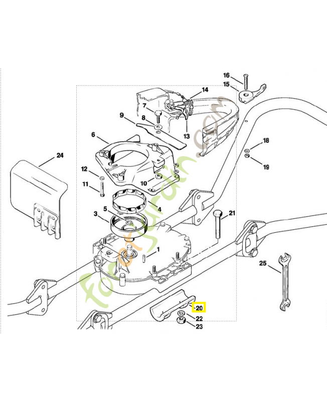 Pièce de pression 4302-791-8600. Pièce de rechange Sithl / Vicking Pièce de pression 4302-791-8600. Pièce de rechange Sithl / Vicking