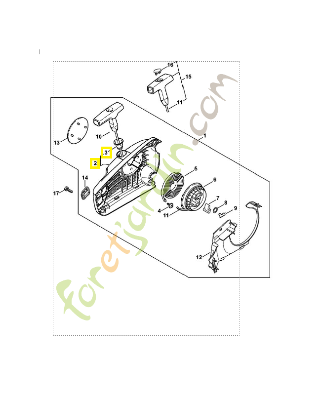 Carter de ventilateur 1137-080-1812. Pièce détachée Stihl / Vicking Carter de ventilateur 1137-080-1812. Pièce détachée Stihl / Vicking