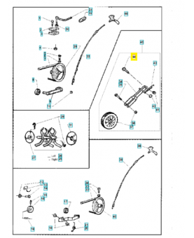 Vis 725250151. Pièce de rechange Husqvarna