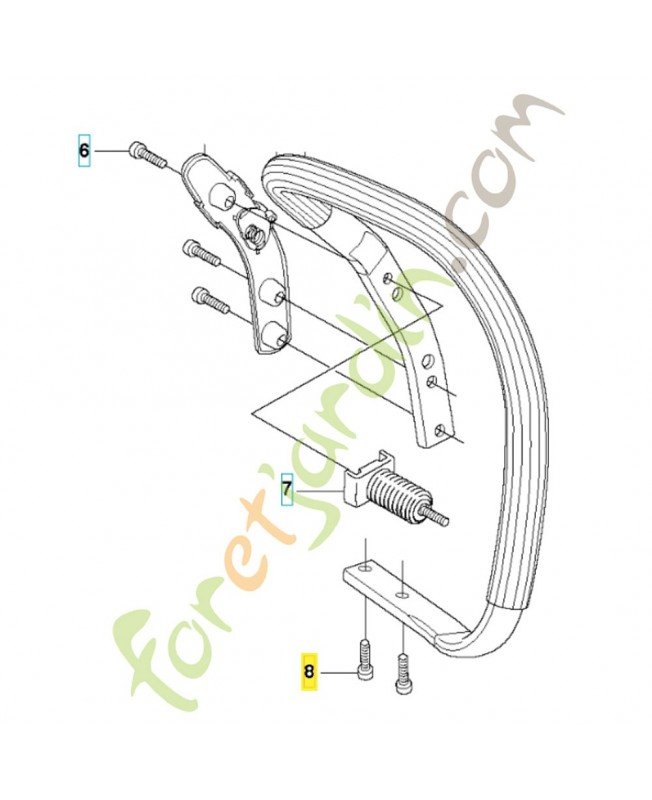 vis 503218872. Pièce de rechange Husqvarna