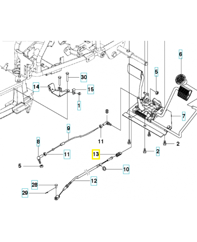 Ressort  575355201 husqvarna