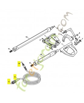 Flexible hp d6x9m métallique 4915-500-0818