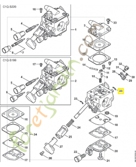 Circlip 4282-122-9000. Pièce de rechange Sithl 