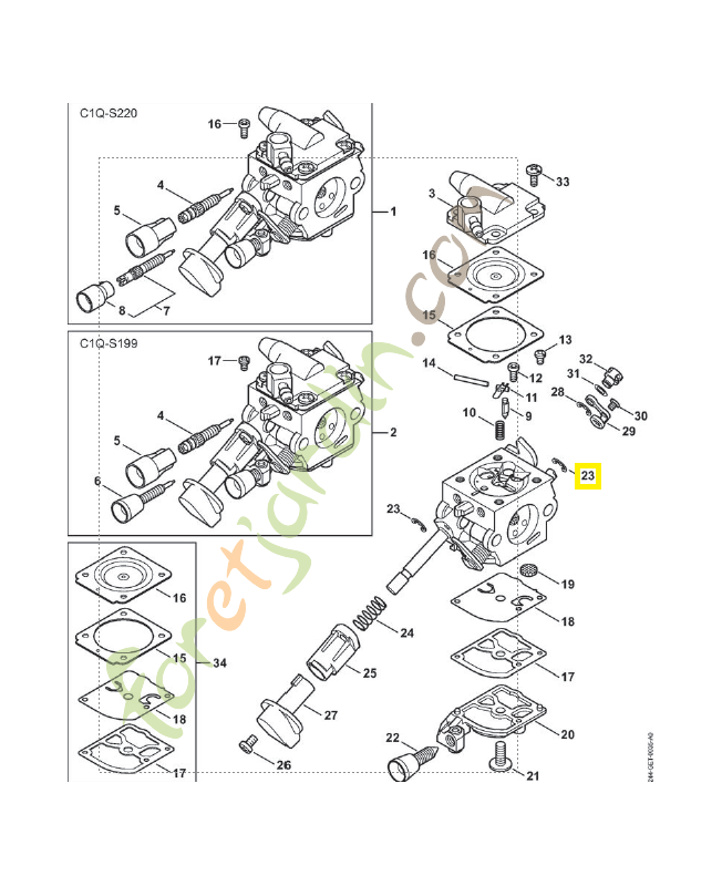 Circlip 4282-122-9000. Pièce de rechange Sithl Circlip 4282-122-9000. Pièce de rechange Sithl