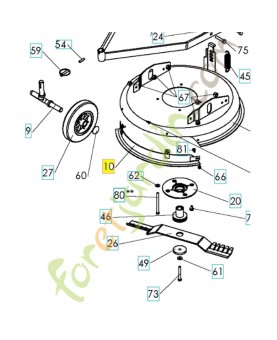 Deflecteur avant référence 519653345